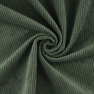 Velours vert kaki