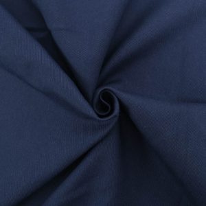Coton sergé bleu